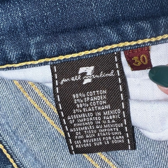 ***7 FOR ALL MAN KIND- Low-rise Bootcut*** - Picture 1 of 5